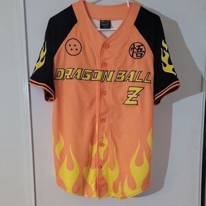 Dragon Ball Z Orange and Black Jersey